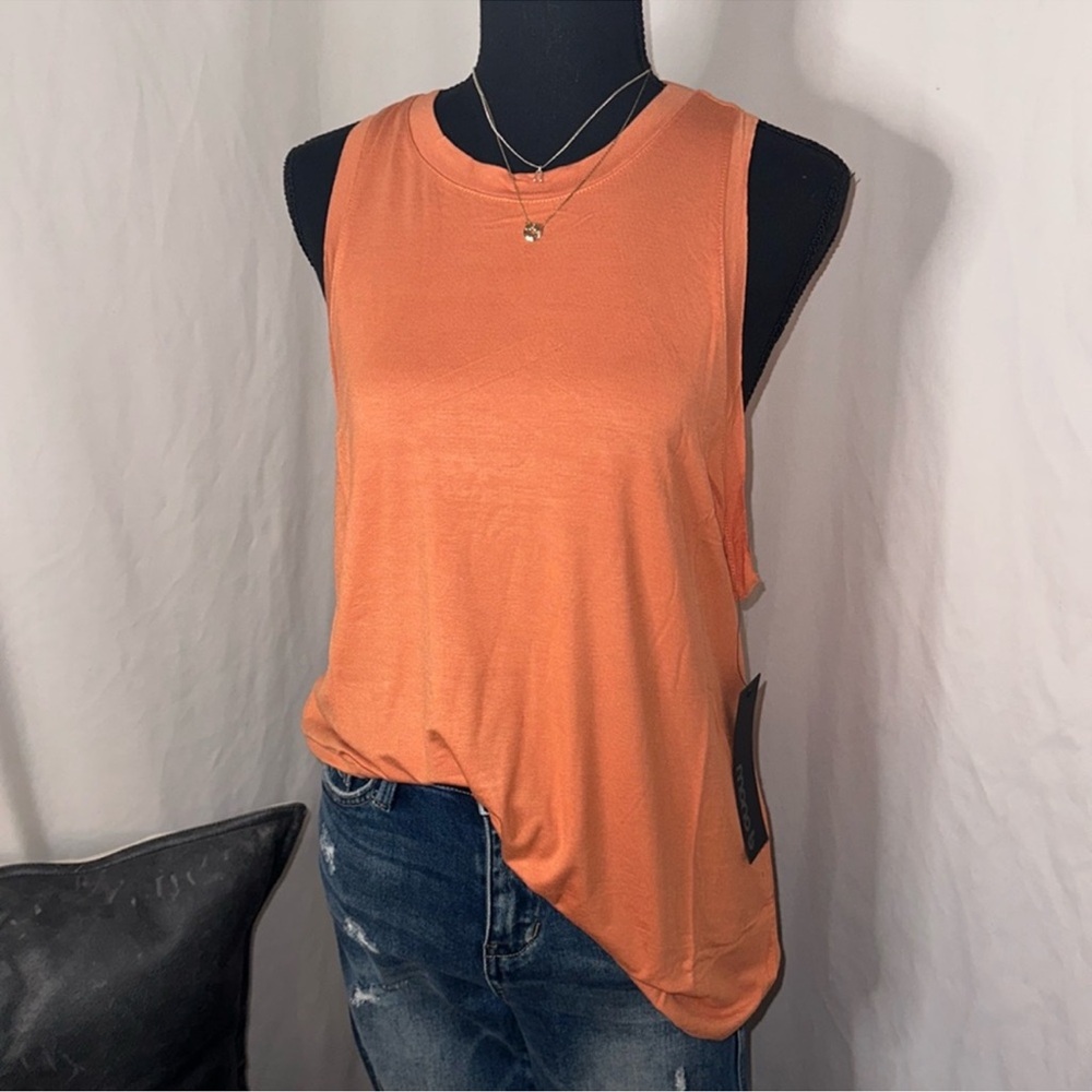 NWT Mono B‎ Flow Tank - sunset orange